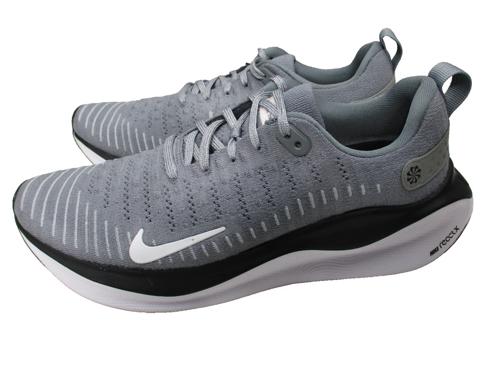 Nike React X Infinity Run 4 Wolf Gray Mens Sz 8 Womens Sz 9.5 Running Shoes